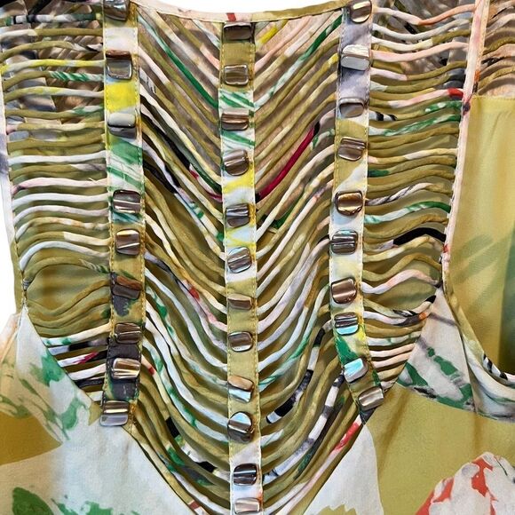 Anthropologie Leifsdottir Shell Silk Butterfly Wing Dress - Picture 8 of 15